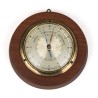 Barometer vintage model in teak and brass