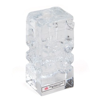 Glazen vintage Blockkristal solifleur