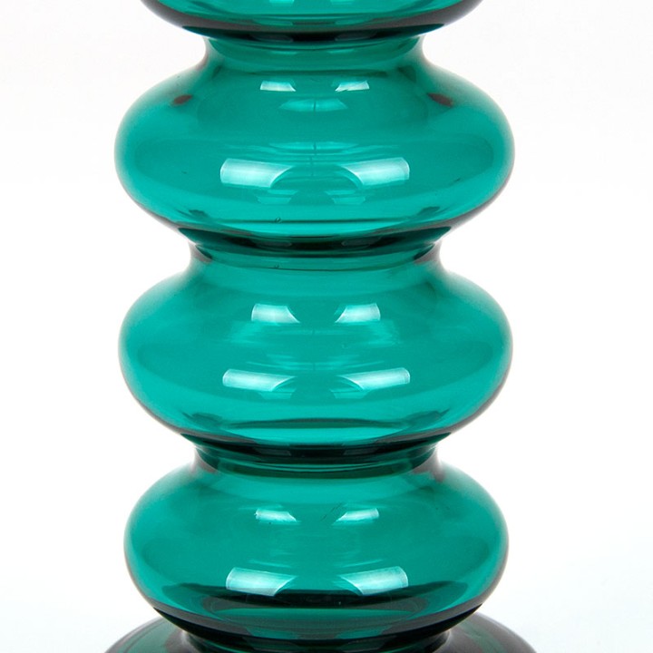 Green glass Mid-Century vase
