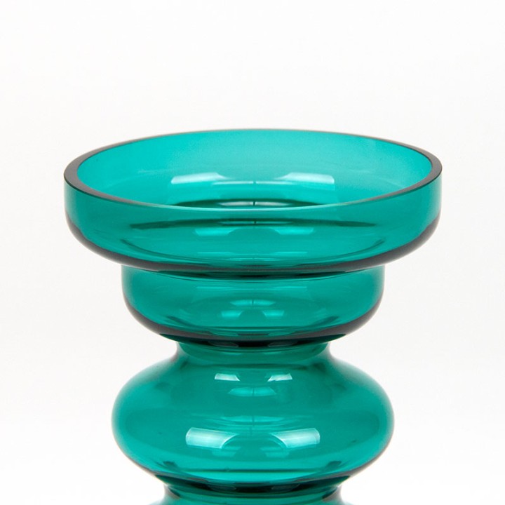 Green glass Mid-Century vase