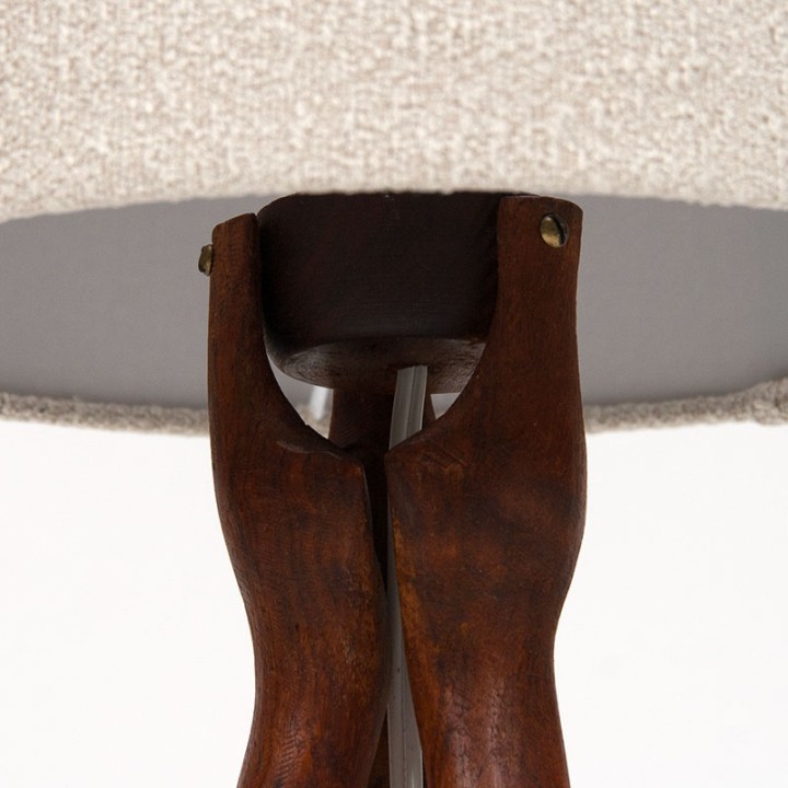 Mid-Century organically shaped table lamp