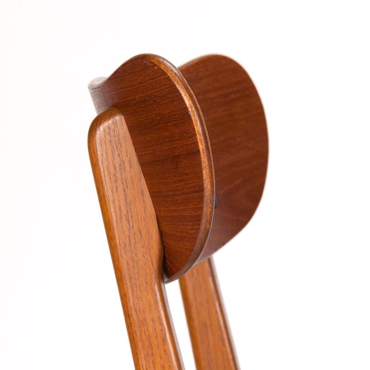 Deense vintage eettafel stoel jaren vijftig