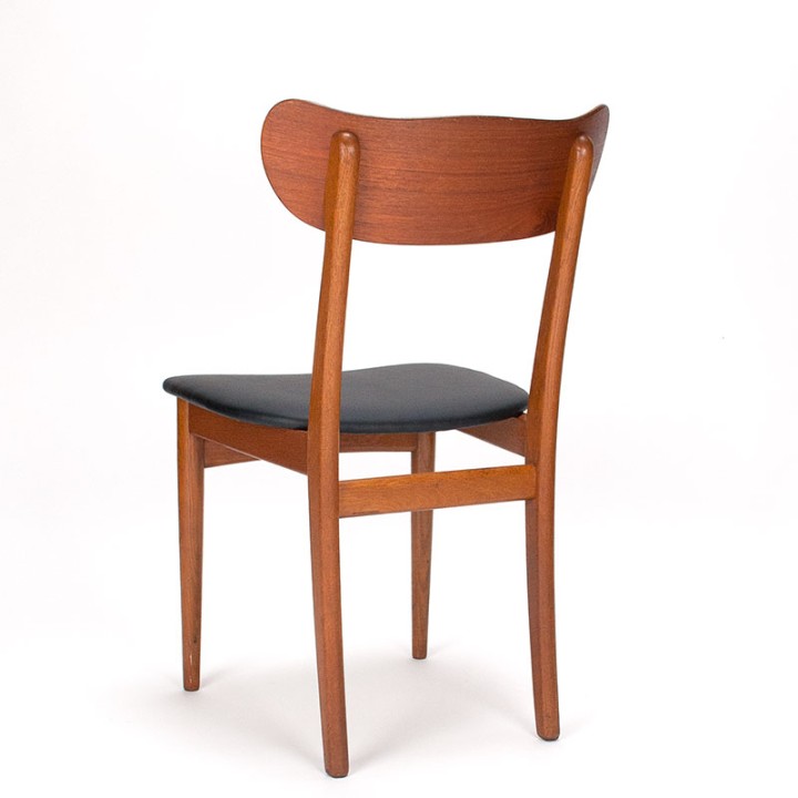 Deense vintage eettafel stoel jaren vijftig