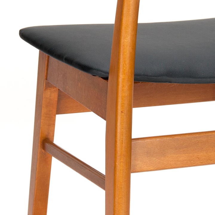 Set of 4 Findahl Møbelfabrik Danish vintage dining table chairs