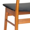 Set van 4 Findahl Møbelfabrik Deense vintage eettafel stoelen