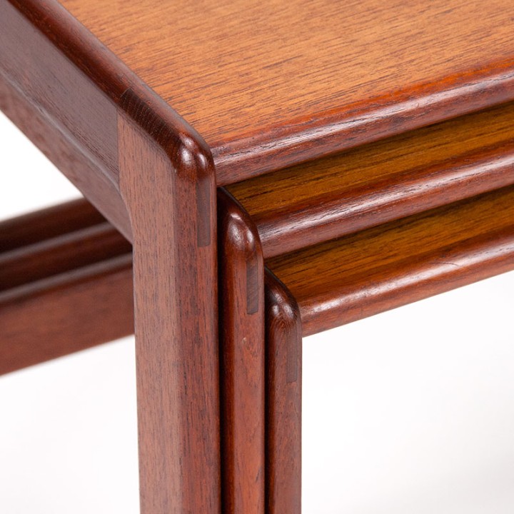 Arne Hovmand Olsen Mid-Century nesting tables Danish design