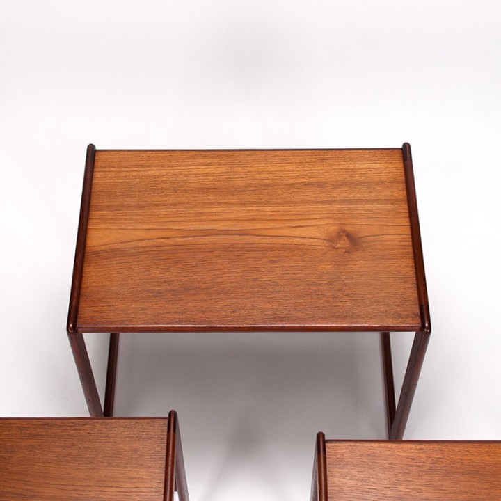 Arne Hovmand Olsen Mid-Century nesting tables Danish design