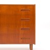 P. Westergaard Mid-Century vintage Deense ladekast