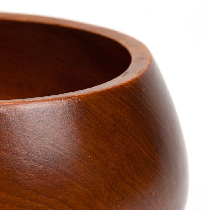 Round Danish vintage serving bowl