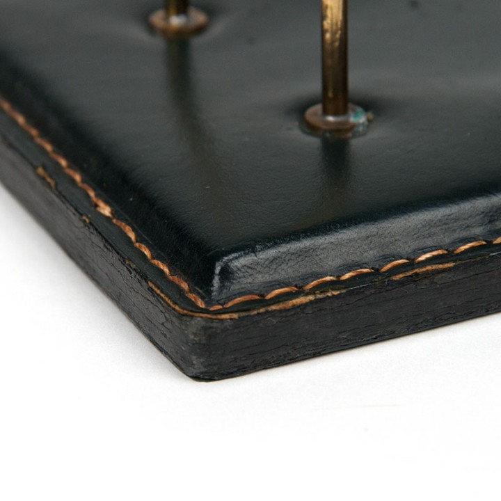 Vintage letter holder with green base