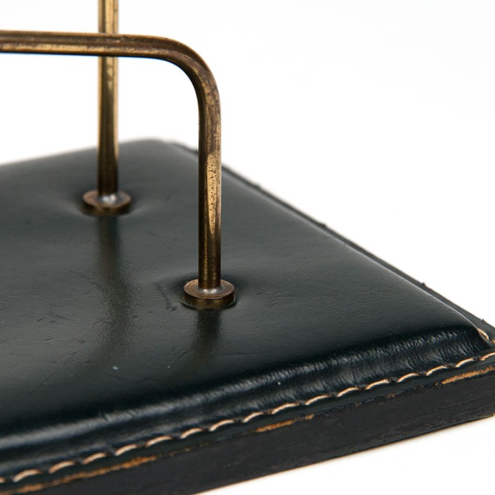 Vintage letter holder with green base