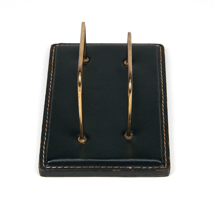 Vintage letter holder with green base