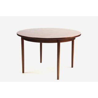 Round rosewood dining table - Retro Studio