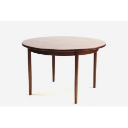 Round rosewood dining table