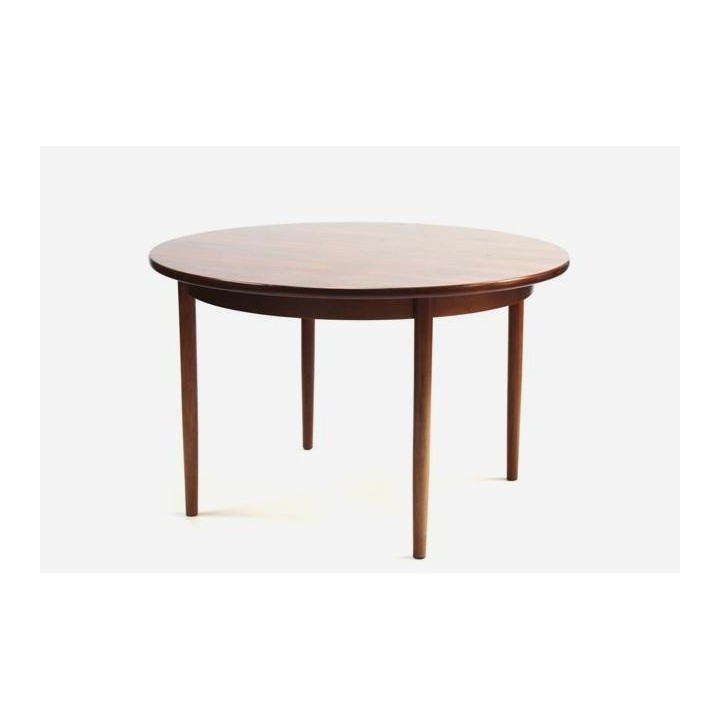 Round rosewood dining table - Retro Studio