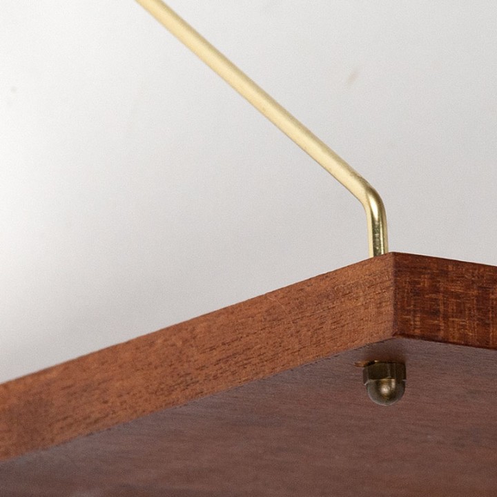 Small Danish teak vintage bookshelf