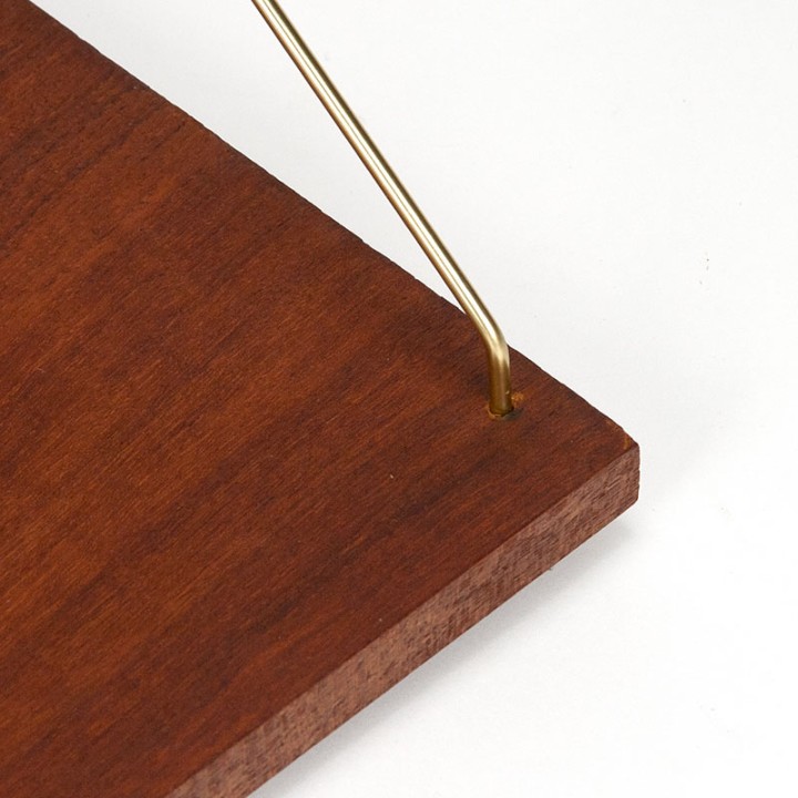 Small Danish teak vintage bookshelf