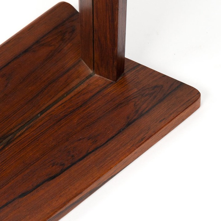 Palissander Deense Mid-Century spiegel met plankje