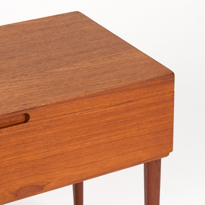 Small Danish vintage sewing kit cabinet