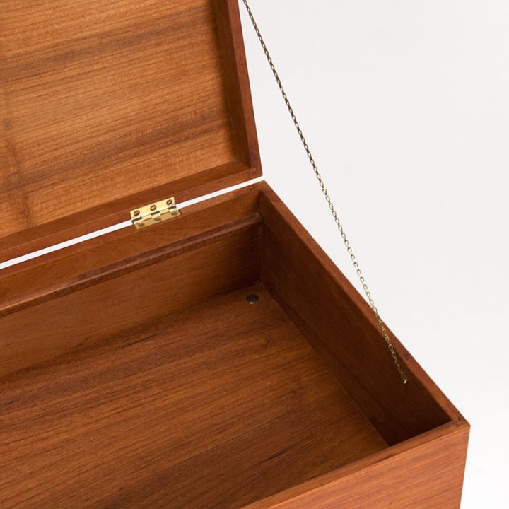 Small Danish vintage sewing kit cabinet