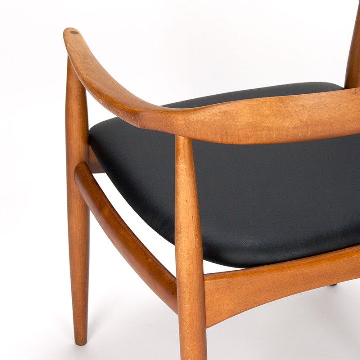 Deense Mid-Century armstoel van Illum Wikkelsø voor Niels