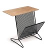 Cees Braakman TM05 vintage side table with magazine rack