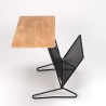 Cees Braakman TM05 vintage side table with magazine rack