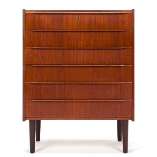 Teak chest of drawers Mid-Century vintage Danish design