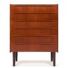 Teak chest of drawers Mid-Century vintage Danish design