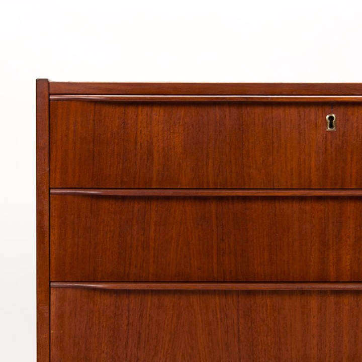 Teak chest of drawers Mid-Century vintage Danish design