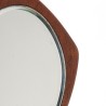Organically shaped Danish Mid-Century hand mirror