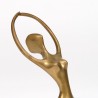 Messing danseres sculptuur uit de Mid-Century periode