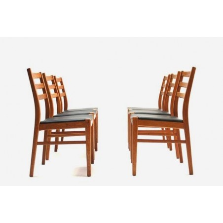 Set of 6 Swedish dining table chairs