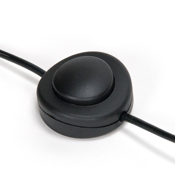 Teak/brass Danish Mid-Century floor lamp