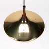 Fagerhults Swedish Mid-Century brass pendant lamp