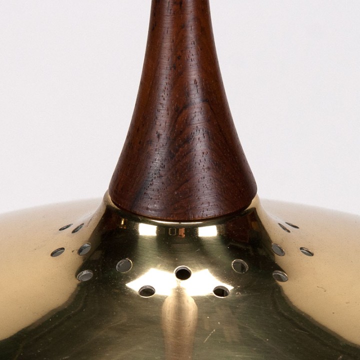 Fagerhults Zweedse Mid-Century messing hanglamp