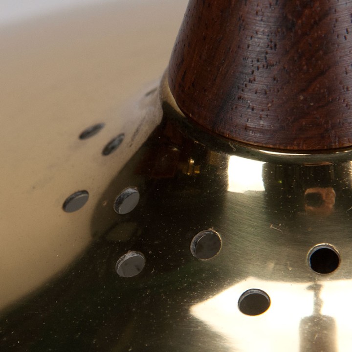 Fagerhults Zweedse Mid-Century messing hanglamp