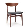 Eettafel stoel Mid-Century Deens vintage model in teak