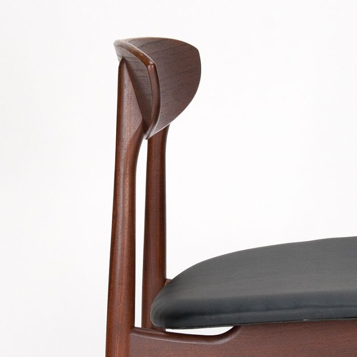 Dining table chair Mid-Century Danish vintage teak