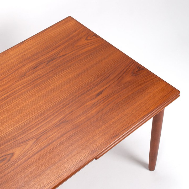 Dining Table Danish Mid-Century Extendable Teak Model