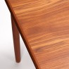 Eettafel Deens Mid-Century teakhouten uitschuifbaar model