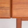 Eettafel Deens Mid-Century teakhouten uitschuifbaar model