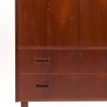 Teakhouten Deense Moderne Mid-Century vintage kast
