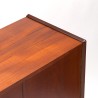 Teakhouten Deense Moderne Mid-Century vintage kast