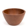 Serveerschaal klein Mid-Century model in teak
