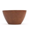 Serveerschaal klein Mid-Century model in teak