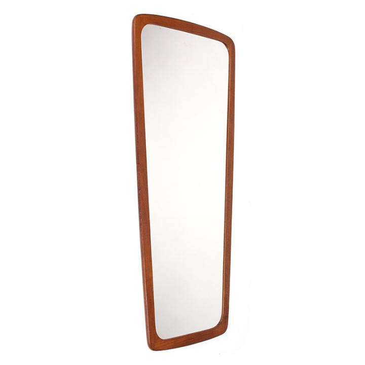 Mid-Century Danish mirror from Aarhus Glasimport in teak