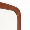 Mid-Century Deense spiegel van Aarhus glasimport in teak