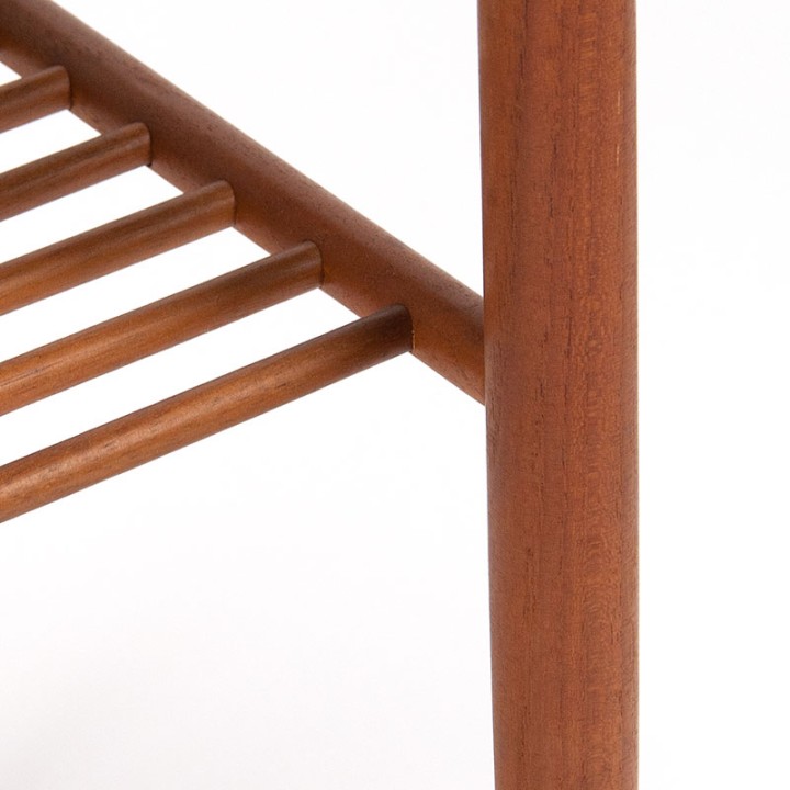 Danish vintage teak side table with small drawer