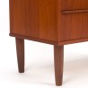 Vintage ladekast 3 lades Deens Design in teak